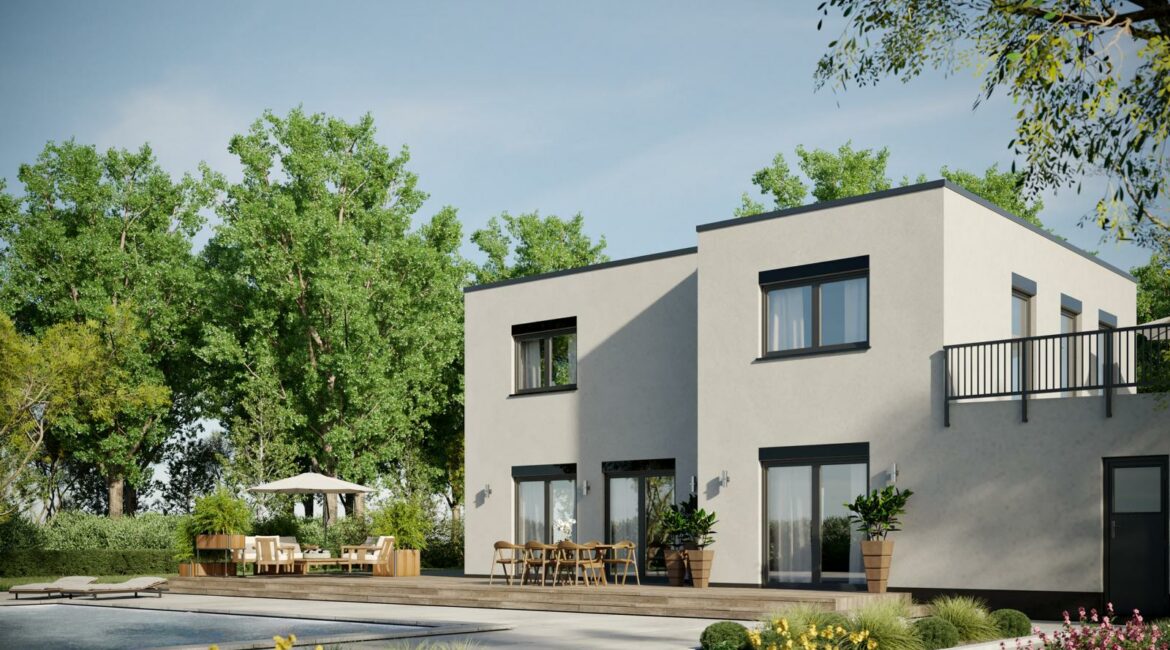 Bauhaus Villen bauen in Massivbauweise