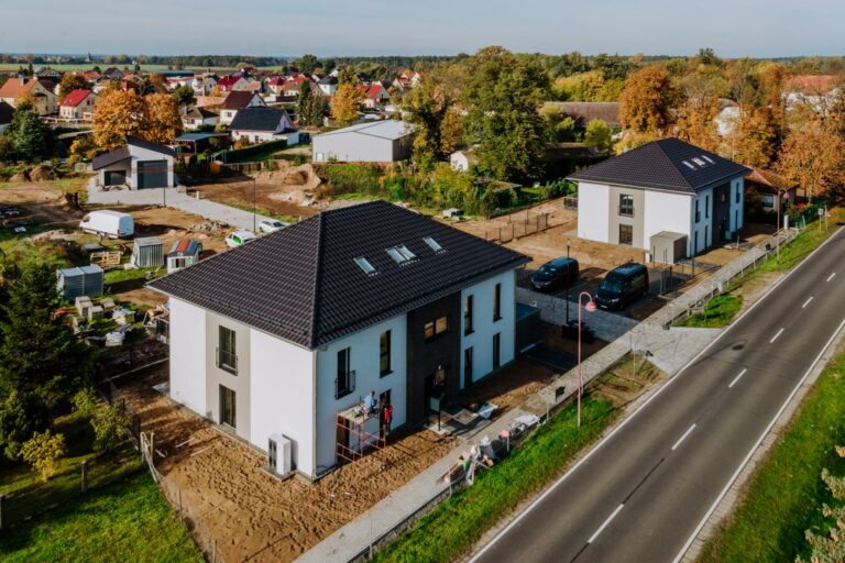 Vogelperspektive Vierfamilienhaus in Jessen (Elster)