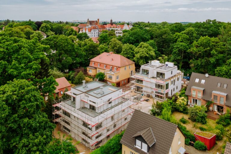 Townhouse in Berlin-Niederschönhausen: Vogelperspektive