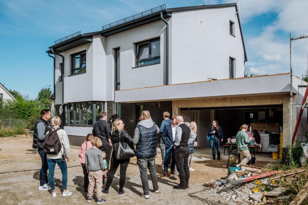 Haus- und Baustellenbesichtigung der AUREA Massivhaus GmbH