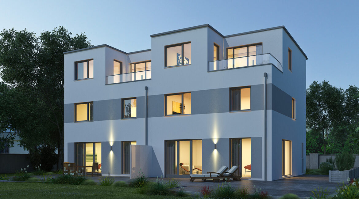 Welche Merkmale hat ein Doppelhaus?