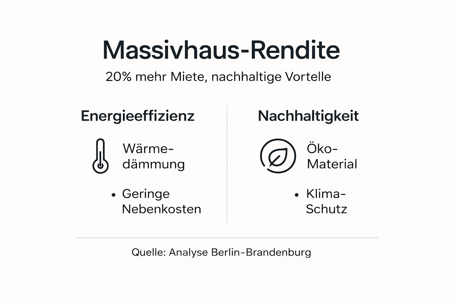Infografik massivhaus rendite