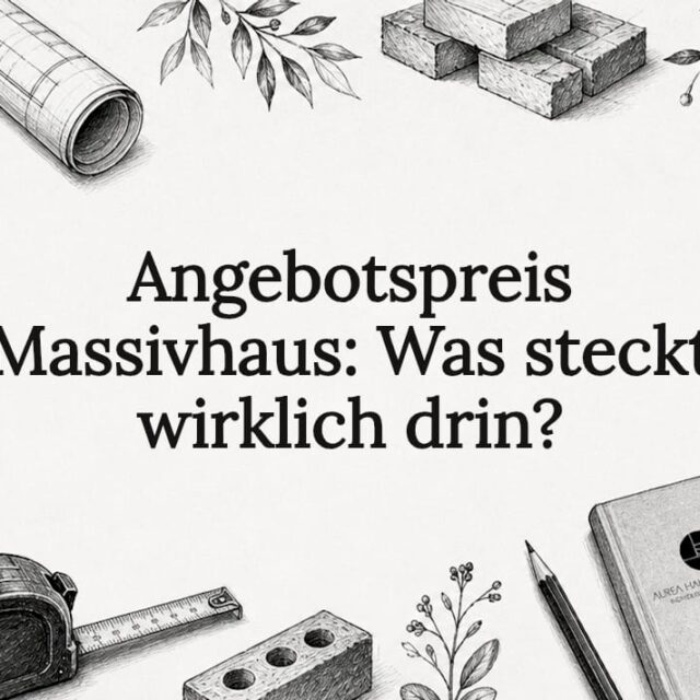 Stilvolle Titelgrafik mit architektonischen Zeichengeräten gestaltet