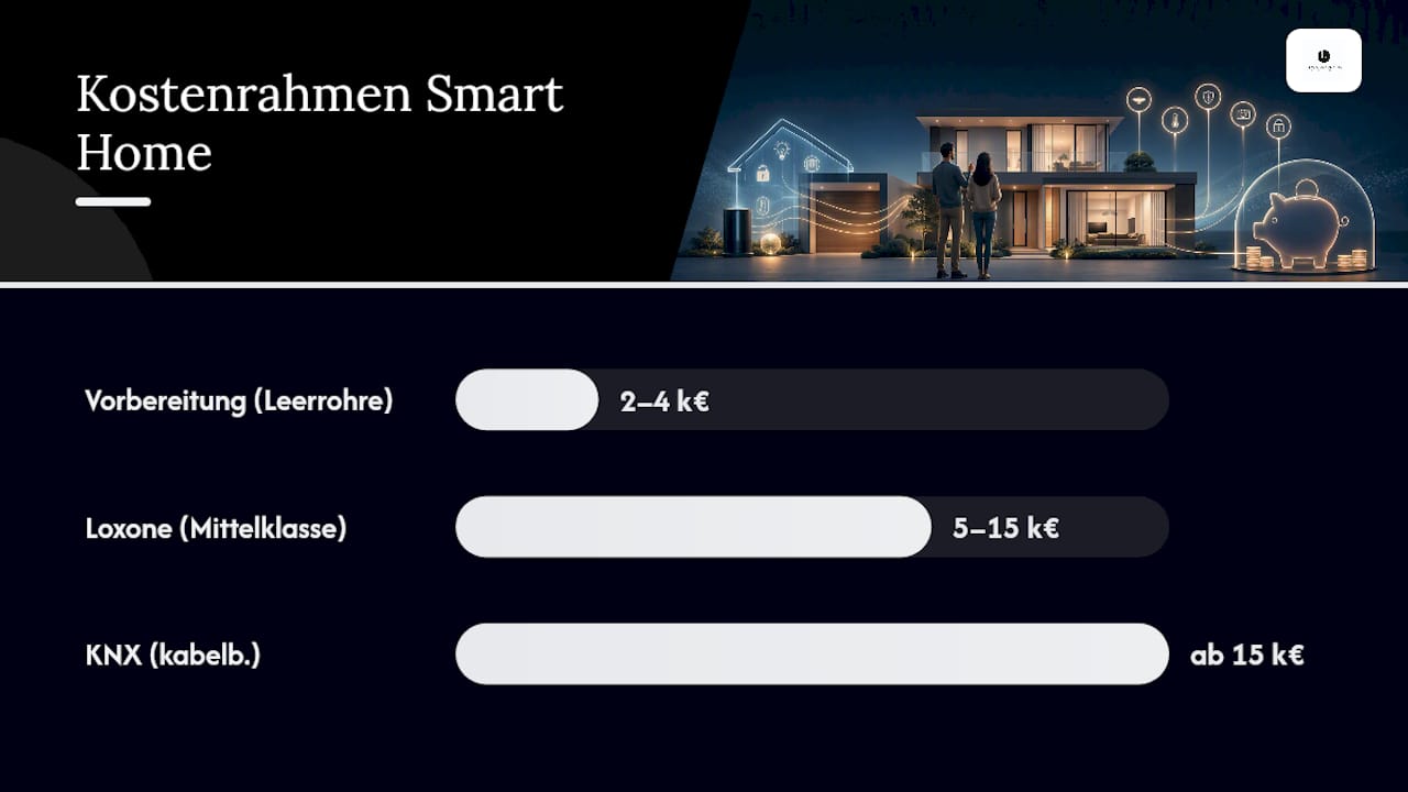 Überblick über die Kostenplanung fürs Smart Home und Vergleich verschiedener Systeme auf einen Blick