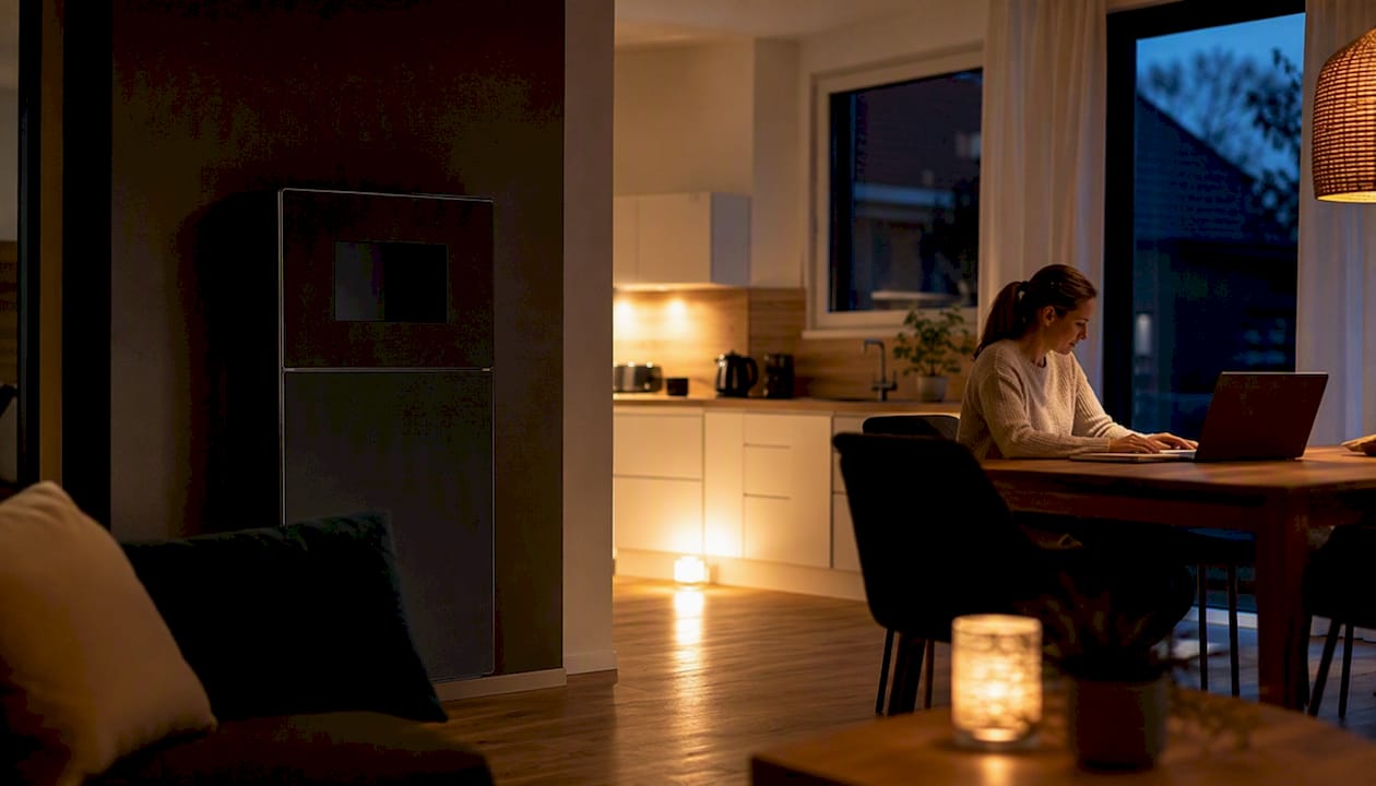 Abends, wenn alle zu Hause sind, laufen Fernseher, Lampen, Computer und Küchengeräte gleichzeitig – der Stromverbrauch steigt merklich.