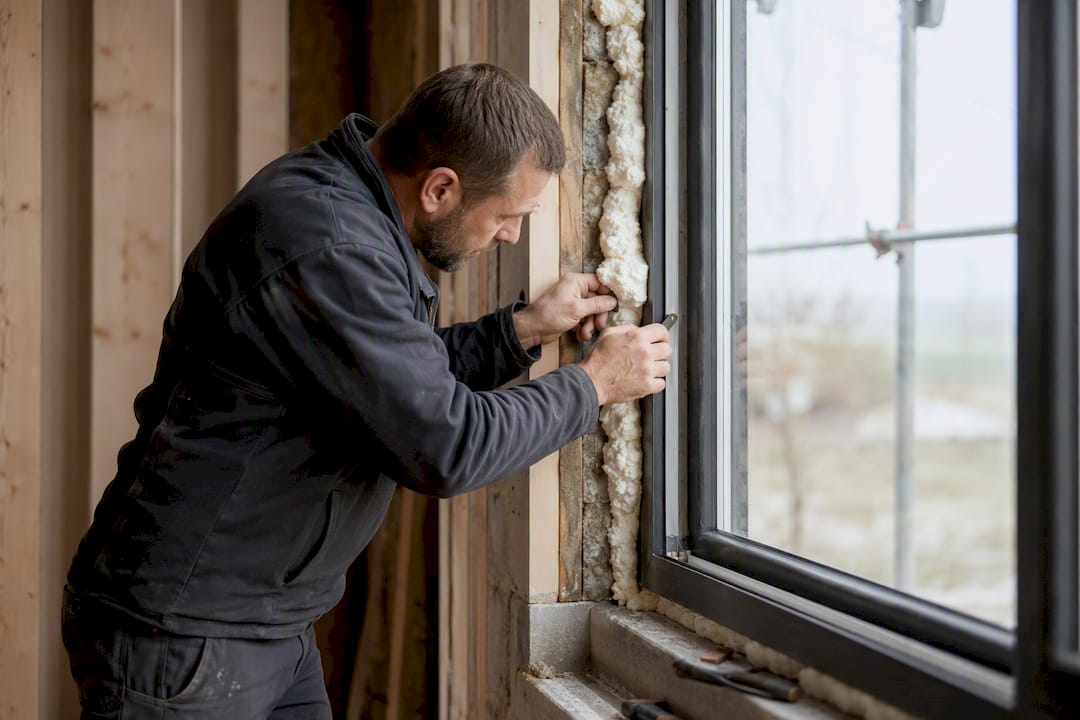 Fenstereinbau mit besonderem Augenmerk auf Schallschutz