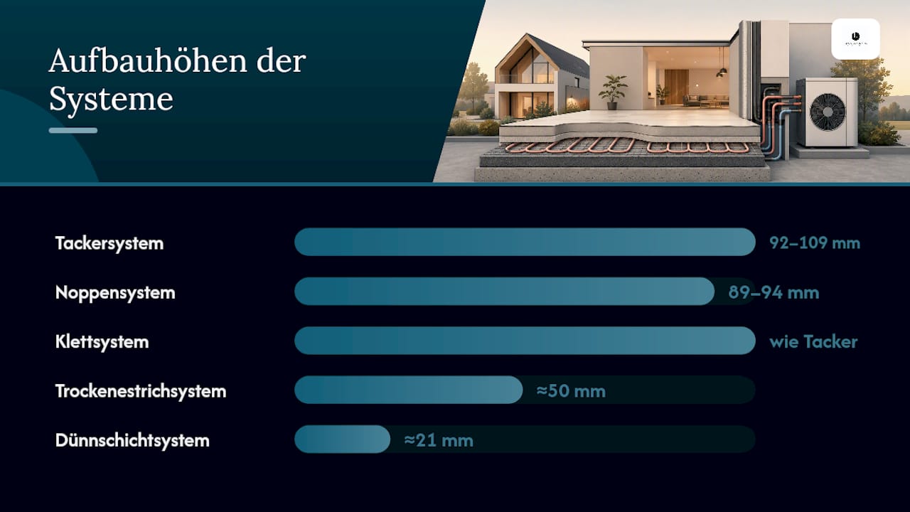 Welches Verlegesystem passt zu meinem Neubau? — overview diagram