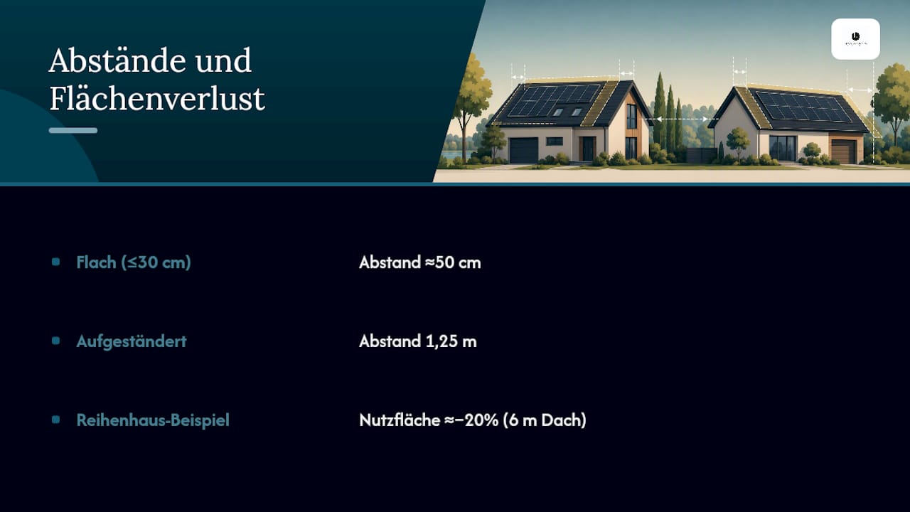 Vergleich der Brandschutzabstände für Photovoltaik auf Dächern