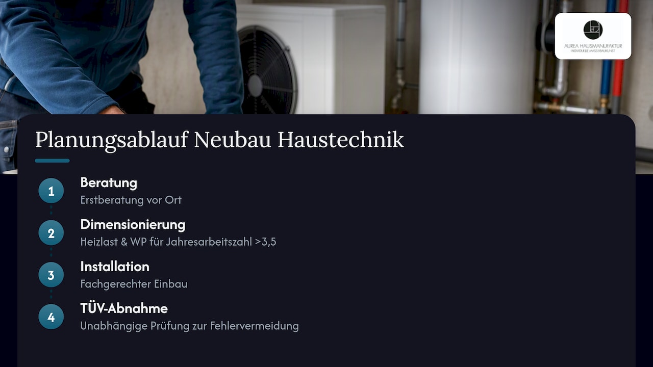 Heiztechnikplanung in vier Schritten